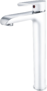 Смеситель для раковины Groсenberg GB3010 Белый хром